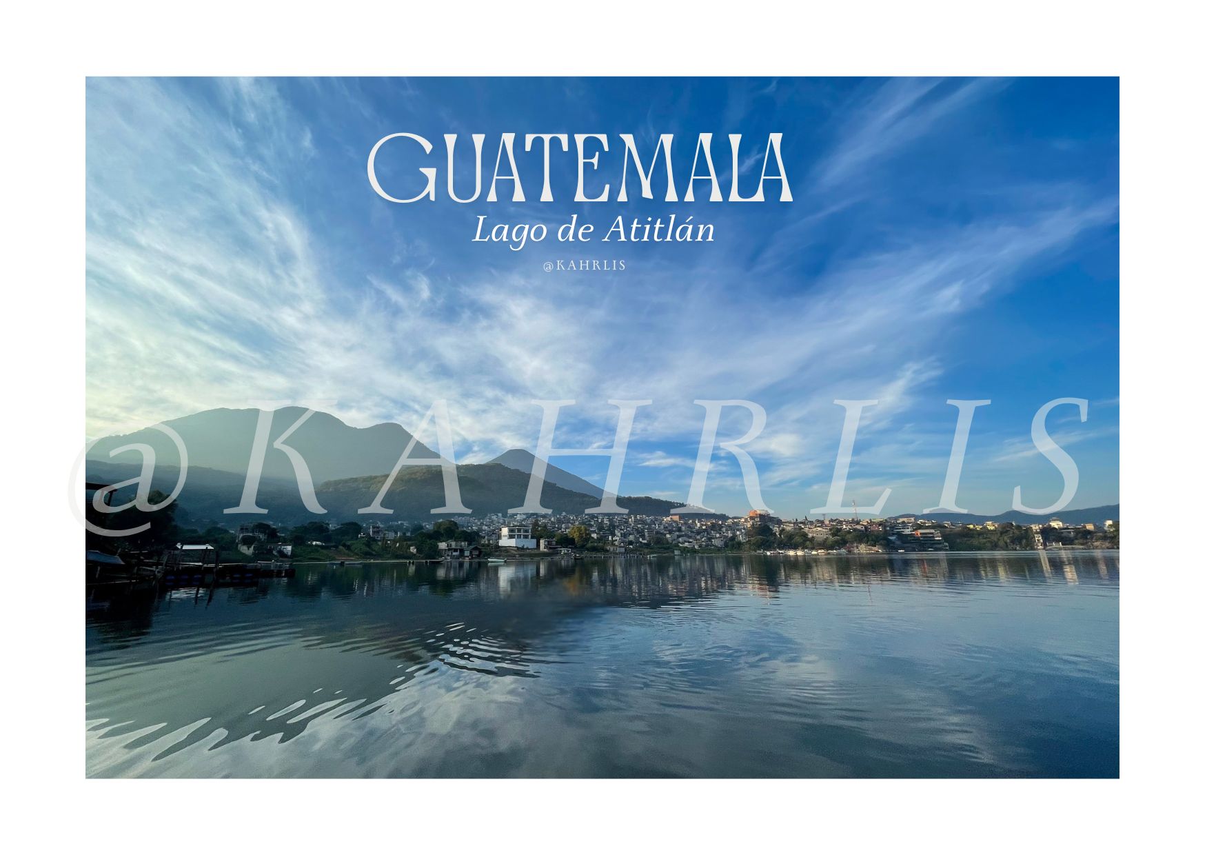 Lago de Atitlán Vol I